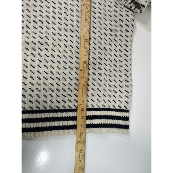 Tommy Hilfiger Wool Blend Turtle Neck Sweater Women's L Thick Heavy Winter - Picture 5 of 9